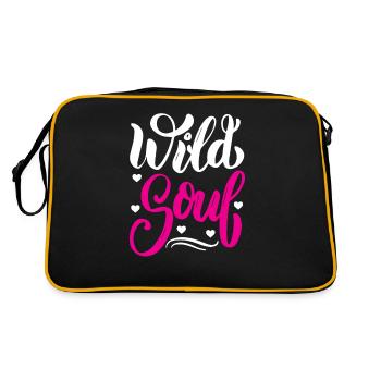Embrassez votre sauvage avec notre - Sac Retro - noir/or - Dos