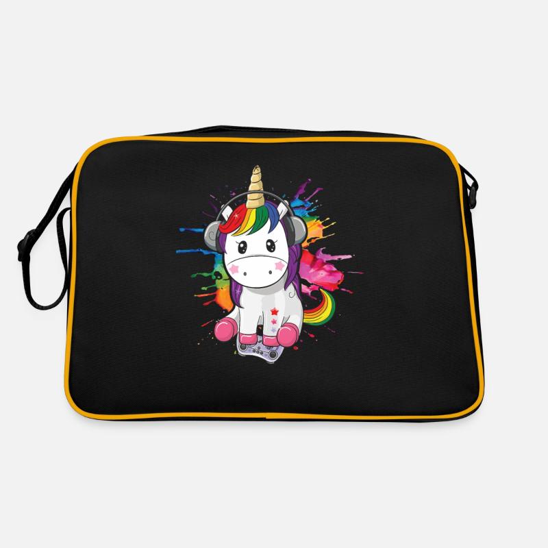 Play Controller Gaming Unicorn Controller Retro Bag