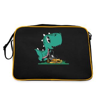 Paysagiste Jardinier Dino - Sac Retro - noir/or - Dos