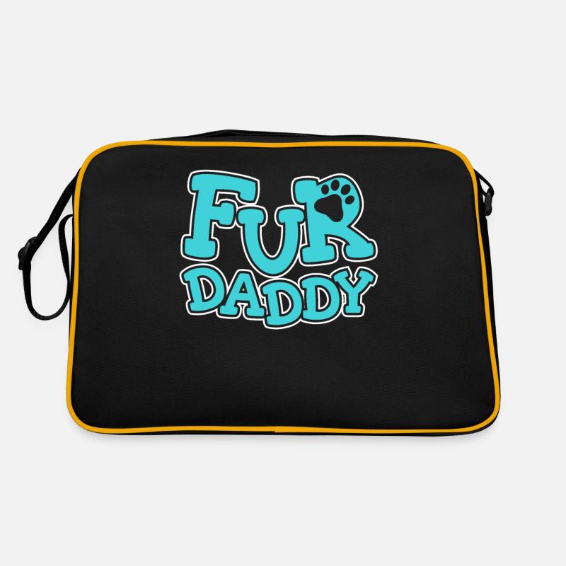 Dog Four-legged Dog Dad For Daddy Retro Bag