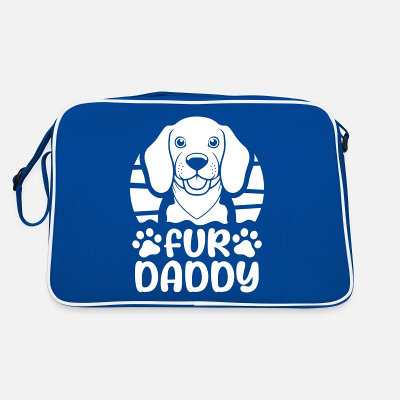 Beagle Dog Dad For Daddy Retro Bag