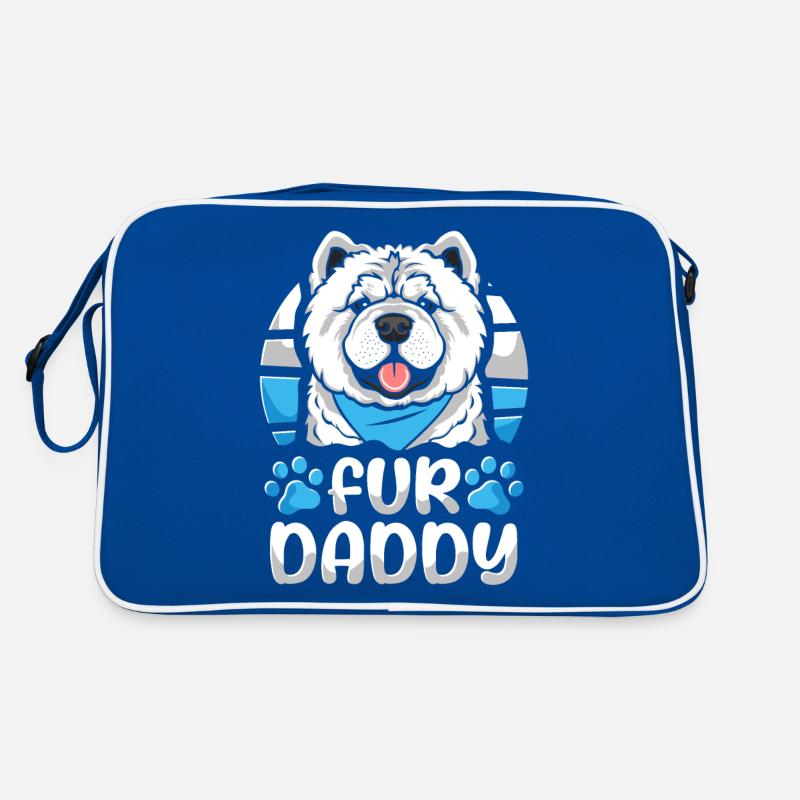 Chow Chow Père Chien Papa Pour Papa Sac Retro