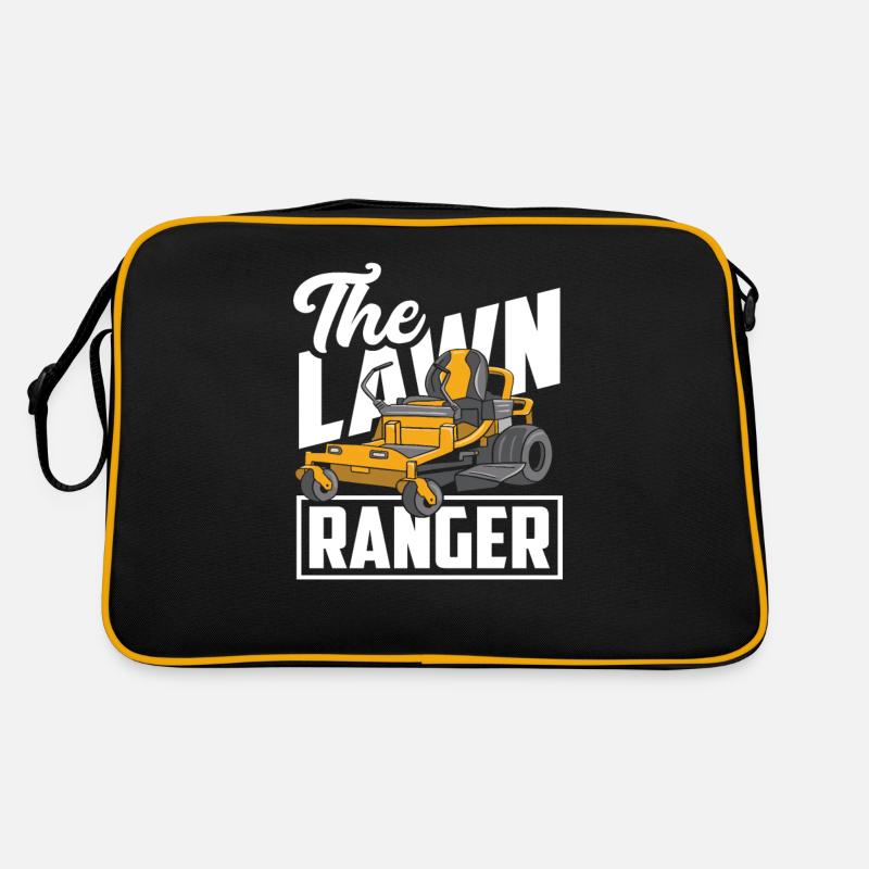 Landscaper Lawn Mowing Retro Bag