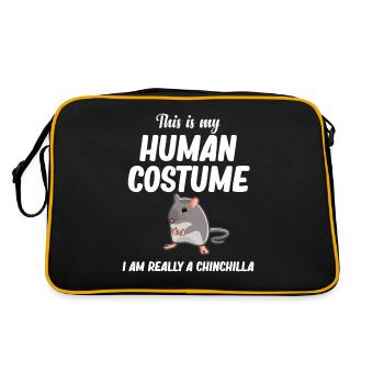 This is my human costume. I am - Retro Bag - black/gold - Back