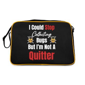 I could stop collecting, but I - Retro Bag - black/gold - Back