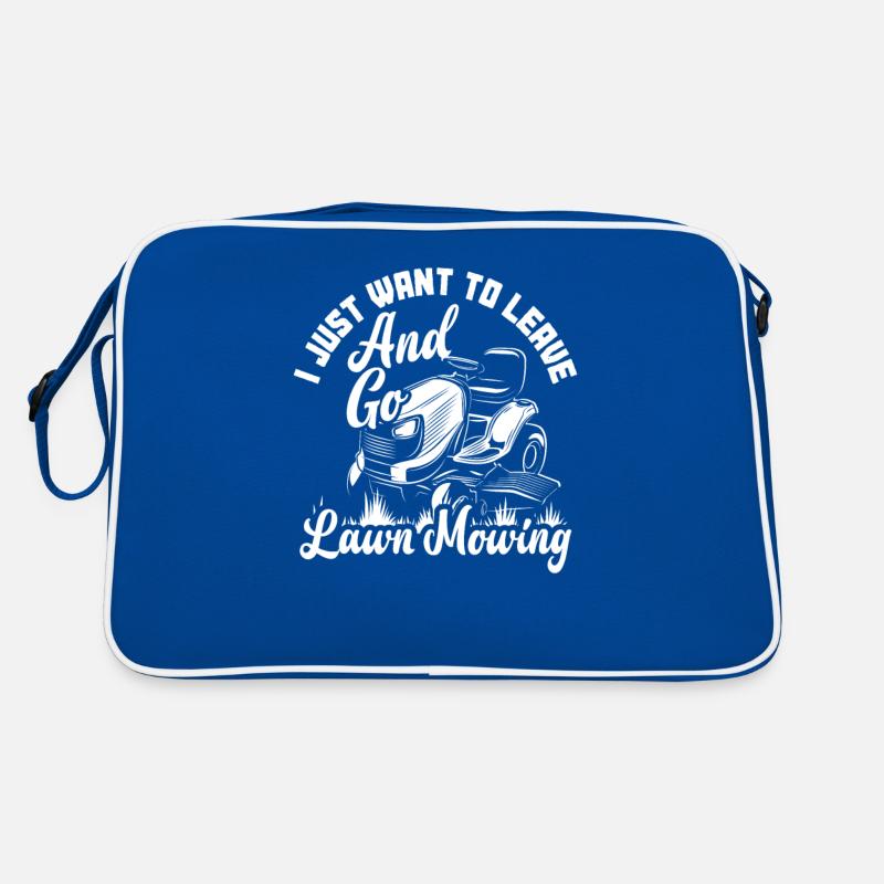 Landscaper Lawn Mowing Go Retro Bag