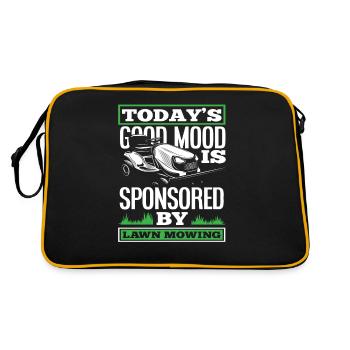 Paysagiste Love Tonte de pelouse - Sac Retro - noir/or - Dos