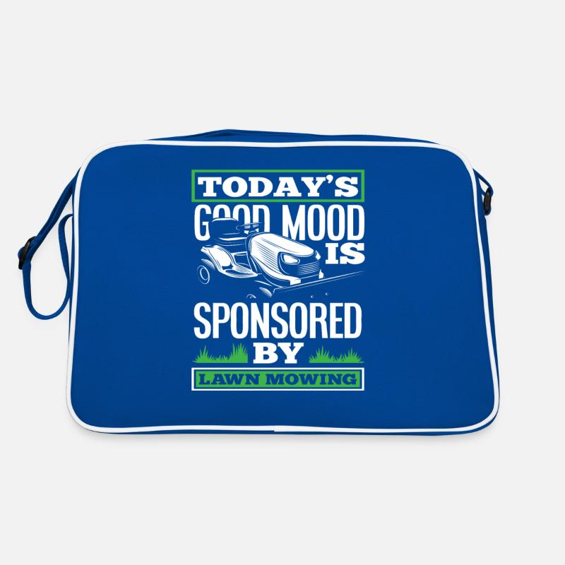 Landschaftsgärtner Liebe Rasen Mähen Retro Tasche