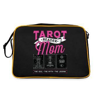 Lecteur de tarot Maman L’idole Le mythe La divination - Sac Retro - noir/or - Dos