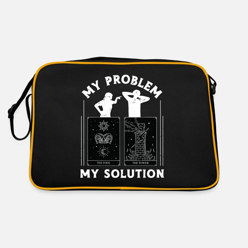 Tarot Reader My Problem My Solution Pictogram Dad Retro Tasche