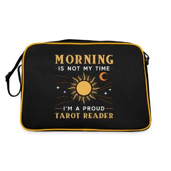 Tarot Reader Morning n’est pas mon heure Lecture de tarot - Sac Retro - noir/or - Dos