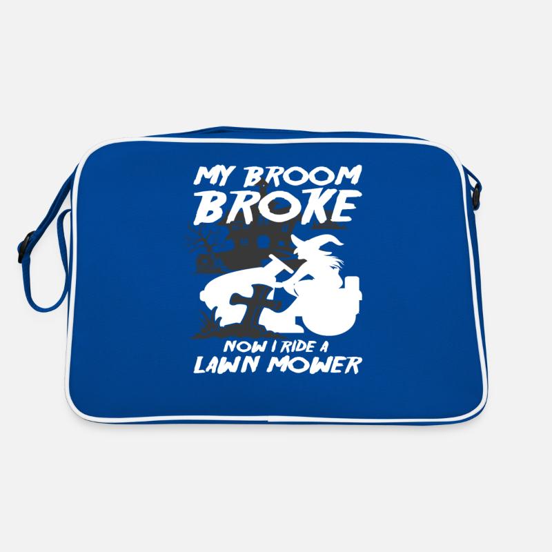 Landscaper Broom Witch Retro Bag