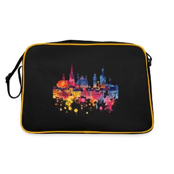 Remseck am Neckar - Retro Bag - black/gold - Back