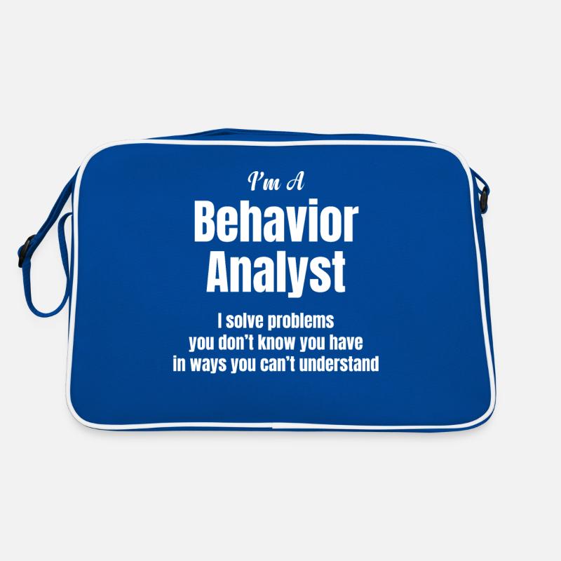 I am a behavior analyst. Retro Bag