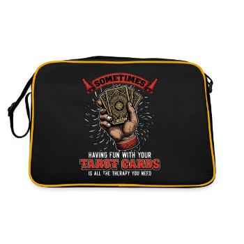 Lecture du tarot S’amuser Cartomancie - Sac Retro - noir/or - Dos