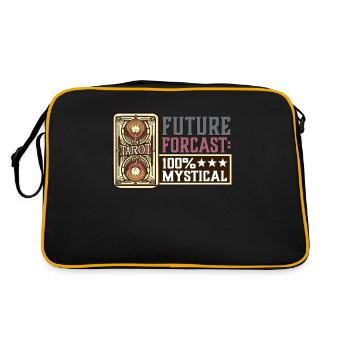 Tarot Lecture Prévisions Futures 100% Lecture de Carte - Sac Retro - noir/or - Dos