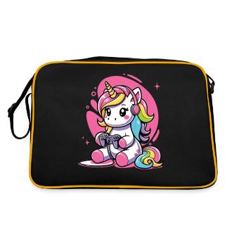Play Controller Gaming Unicorn Controller - Sac Retro - noir/or - Dos