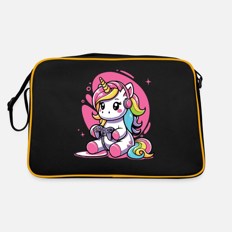 Play Controller Gaming Unicorn Controller Retro Tasche