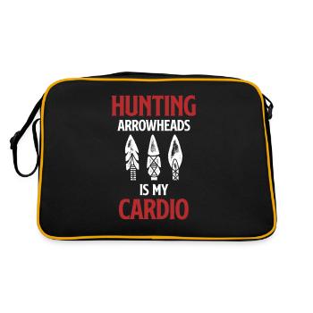 La chasse aux pointes de flèches est à moi - Sac Retro - noir/or - Dos