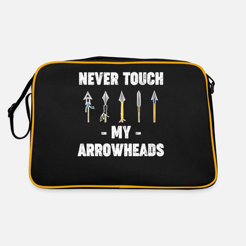 Ne touchez jamais mes pointes de flèches comme Sac Retro