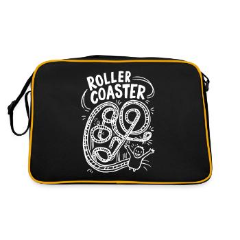 Roller Coaster Rider Fun Ride - Sac Retro - noir/or - Dos