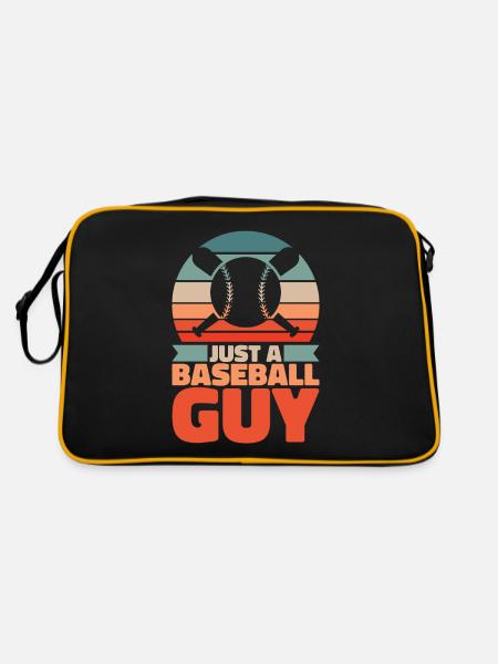 Le baseball n’est qu’un gars de baseball - Sac Retro - noir/or - Dos