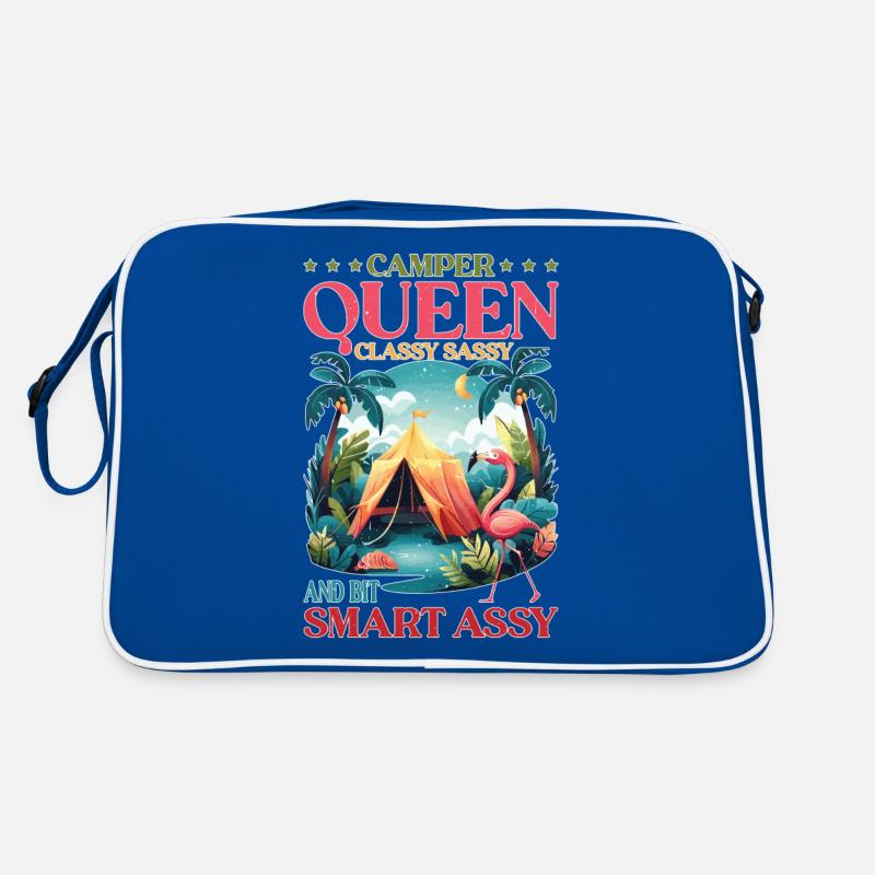 Camper Queen Classy Sassy And Bit Smart Assy Retro Tasche