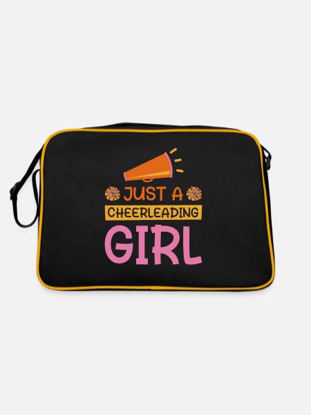 Cheerleader Cheerleading - Retro Bag - black/gold - Back