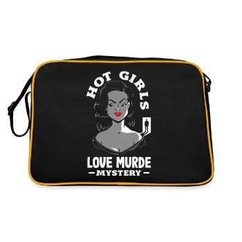 Dîner Murder Mystery, Dîner Murder Mystery - Sac Retro - noir/or - Dos