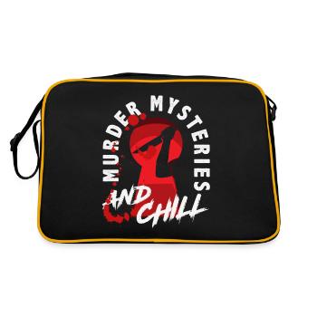 Dîner Murder Mystery, Dîner Murder Mystery - Sac Retro - noir/or - Dos