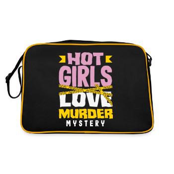 Dîner Murder Mystery, Dîner Murder Mystery - Sac Retro - noir/or - Dos