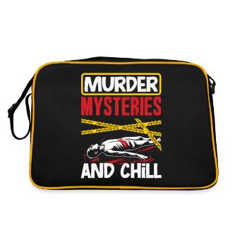 Dîner Murder Mystery, Dîner Murder Mystery - Sac Retro - noir/or - Dos