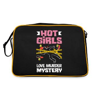 Dîner Murder Mystery, Dîner Murder Mystery - Sac Retro - noir/or - Dos