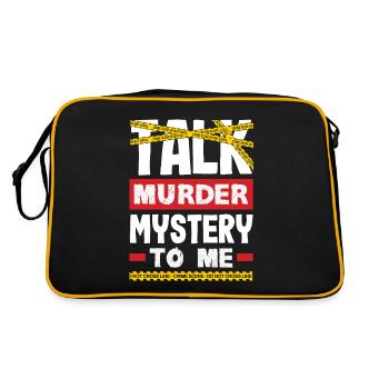 Dîner Murder Mystery, Dîner Murder Mystery - Sac Retro - noir/or - Dos