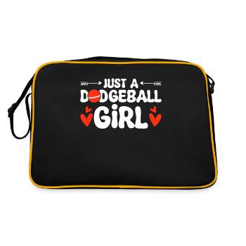 Völkerball juste une fille de ballon chasseur - Sac Retro - noir/or - Dos
