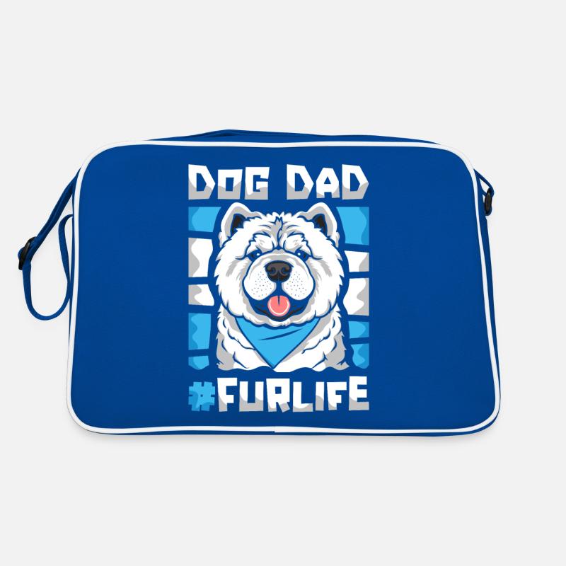 Chow Chow Père Chien Papa Pour La Vie Sac Retro
