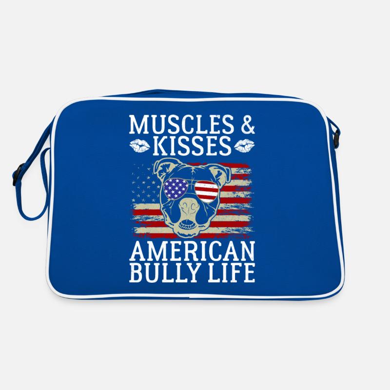 American Bully Gifts Retro Tasche