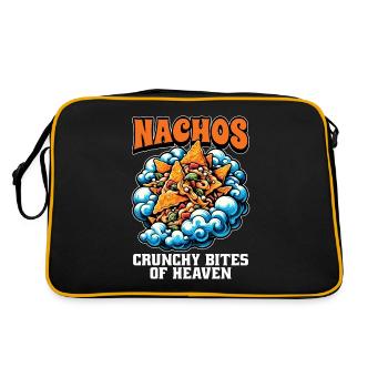 Nachos Crunchy Bites Of Heaven Nacho Cheese Lover - Retro Bag - black/gold - Back