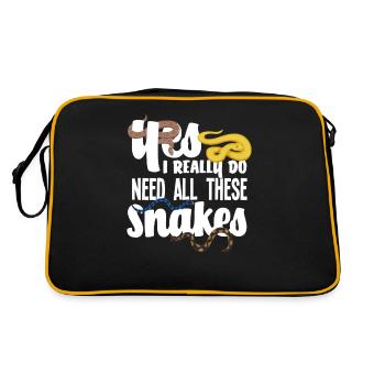 Snake Snake Breeder - Retro Bag - black/gold - Back