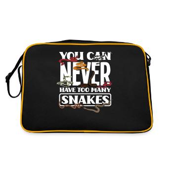 Snake Snake Collector - Retro Bag - black/gold - Back