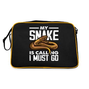 Snake Snake Owner - Retro Bag - black/gold - Back