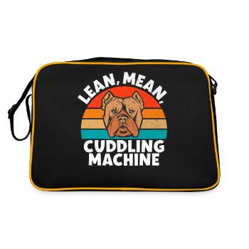 Cadeaux American Bully - Sac Retro - noir/or - Dos