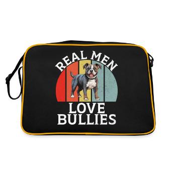 Cadeaux American Bully - Sac Retro - noir/or - Dos