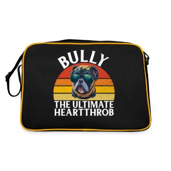 Cadeaux American Bully - Sac Retro - noir/or - Dos