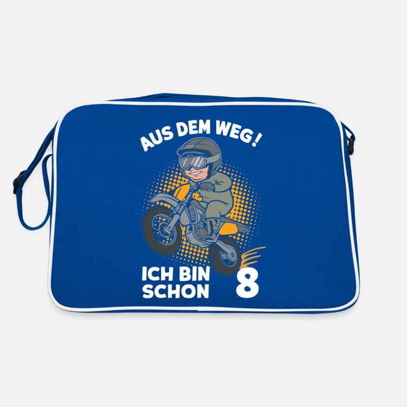 Aus Dem Weg! Ich Bin Schon 8 Kindergeburtstag Retro Tasche