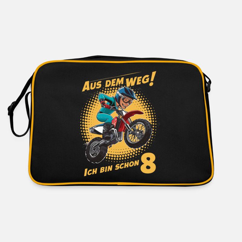 Aus Dem Weg! Ich Bin Schon 8 Kindergeburtstag Retro Tasche