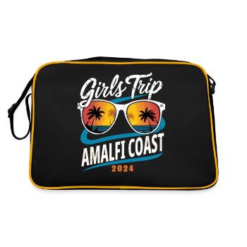 Girls Trip Amalfi Coast 2024 - Retro Bag - black/gold - Back