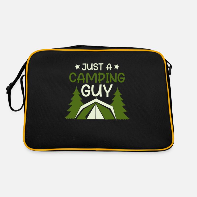 Tent Camping Camping Just A Camping Guy Retro Bag