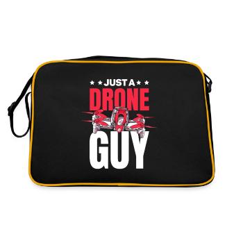 Drone Quadcopter Juste un gars de drone - Sac Retro - noir/or - Dos