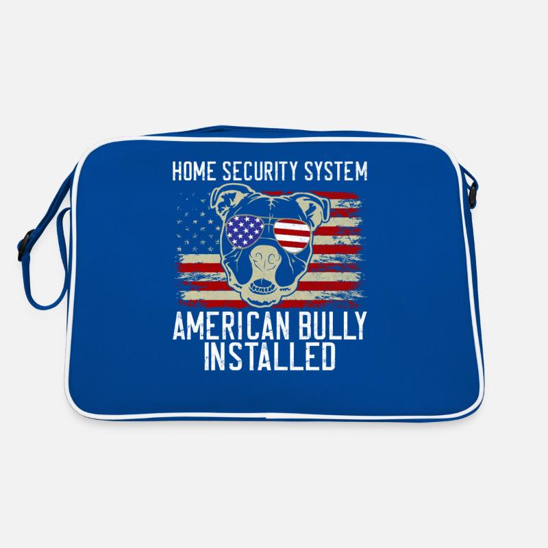 American Bully Gifts Retro Tasche